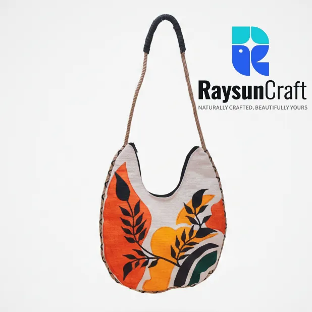 Hand Painted Tote Bag - Unique Design | Code: LB-060